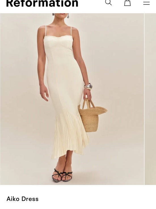 Reformation Dresses & Skirts - Reformation Aiko Maxi Dress in Fior Di Latte Size 0